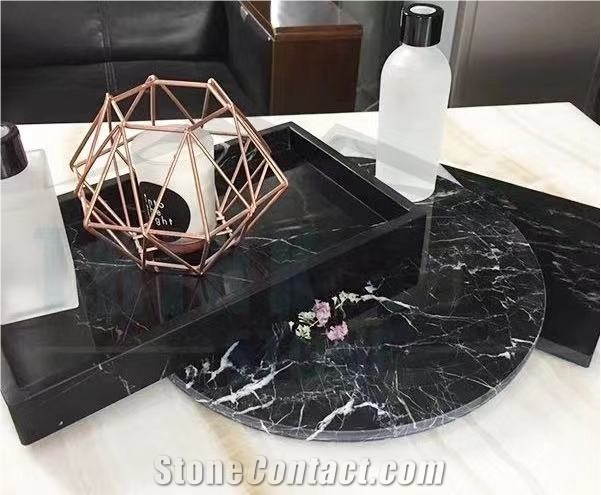 Nero Marquina/Chinese Cheap Black Marble Products