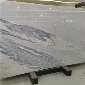 Crystal Blue Celeste Marble Slab for Indoor Design