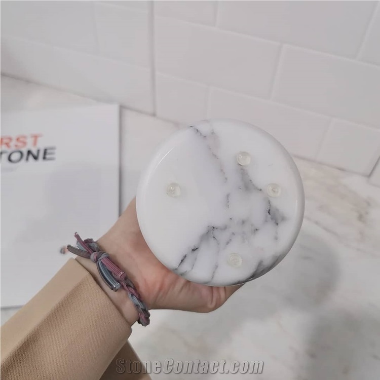 Customer Design White Marble Decorative Vases