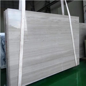 Light White Wood Grain Marble for Floor and Wall