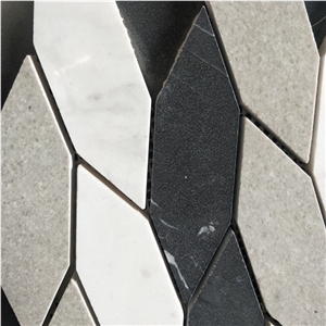 Marble Leaf Shaped Mosaic Tiles 30x30 Price