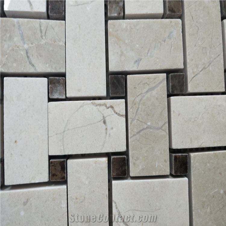 Weaving Marble Mosaic Tiles for Interior Walling