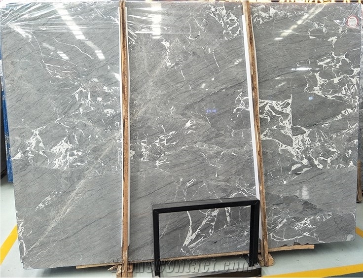 China Polished Galaxy Grey Marble Slabs&Tiles