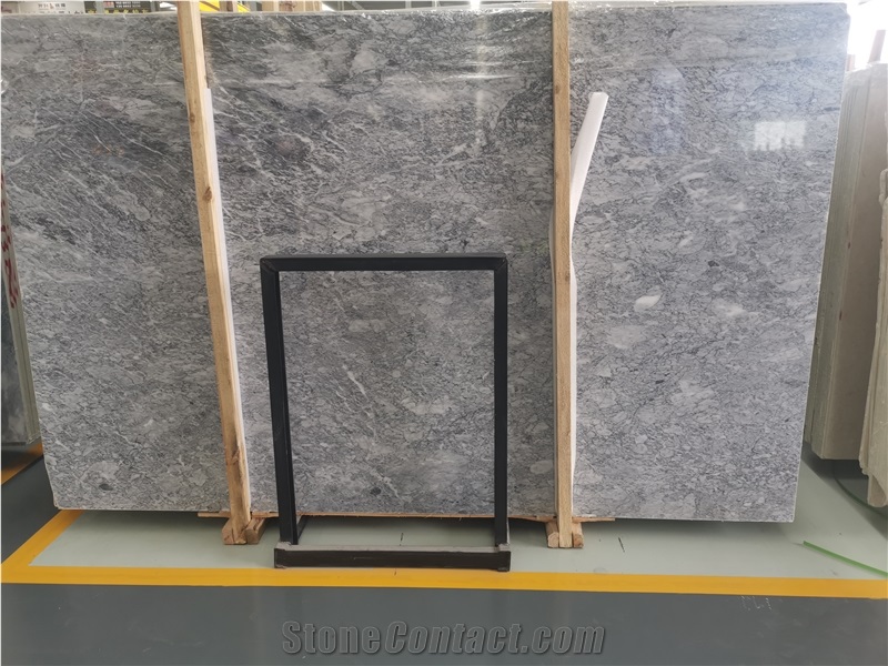 China Polished Snow Grey Marble for Bathroom Tiles