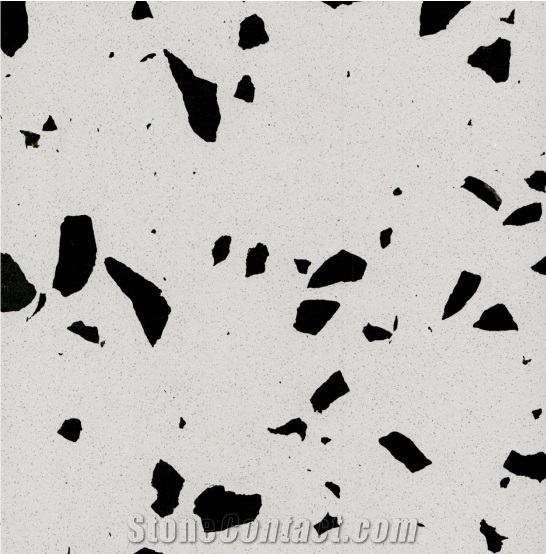 China Supply Black with White Terrazzo Wall Tiles