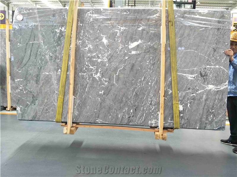 New Galaxy Grey Marble Slabs for Wall Covering