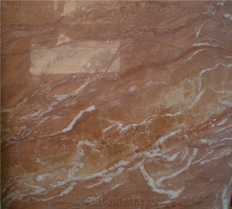 Polished Rosso Alicante Marble Floor Covering