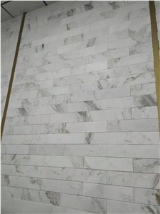 China Brick White Marble Mosaico De Ladrillo