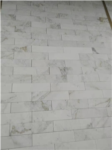 China Brick White Marble Mosaico De Ladrillo