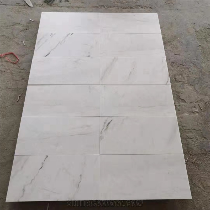 China Monte Bianco White Marble Tile Polished Wall