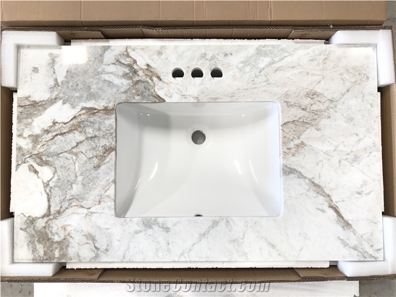 White Marble Custom Vanity Tops Countertops Bath