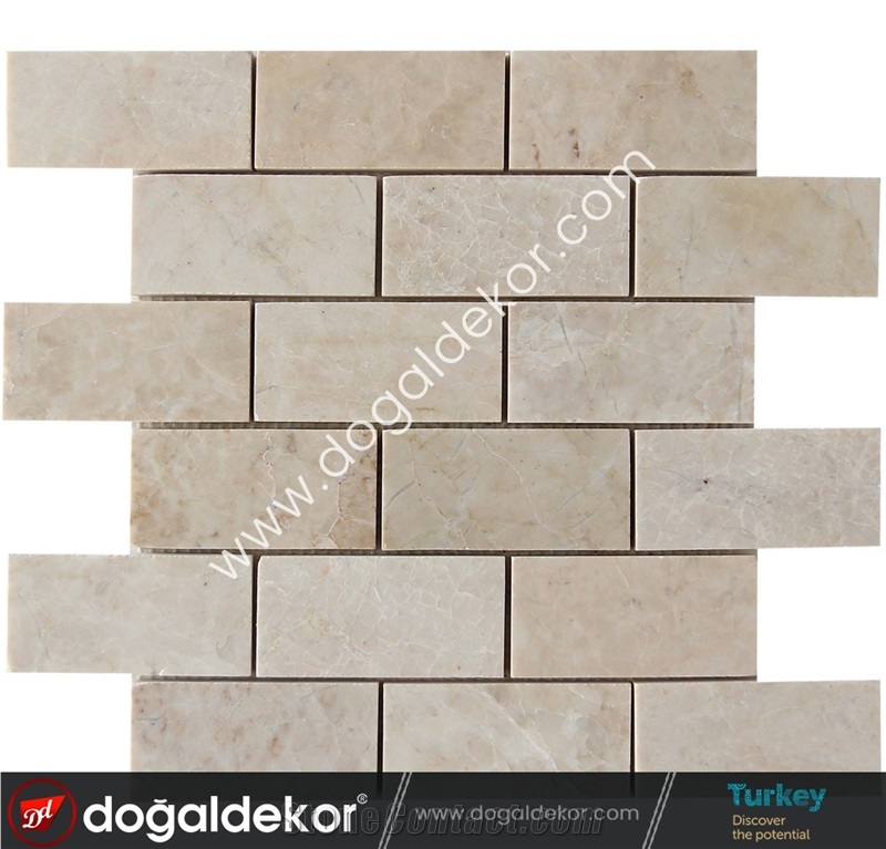 Beige Marble Wall Mosaic Tile