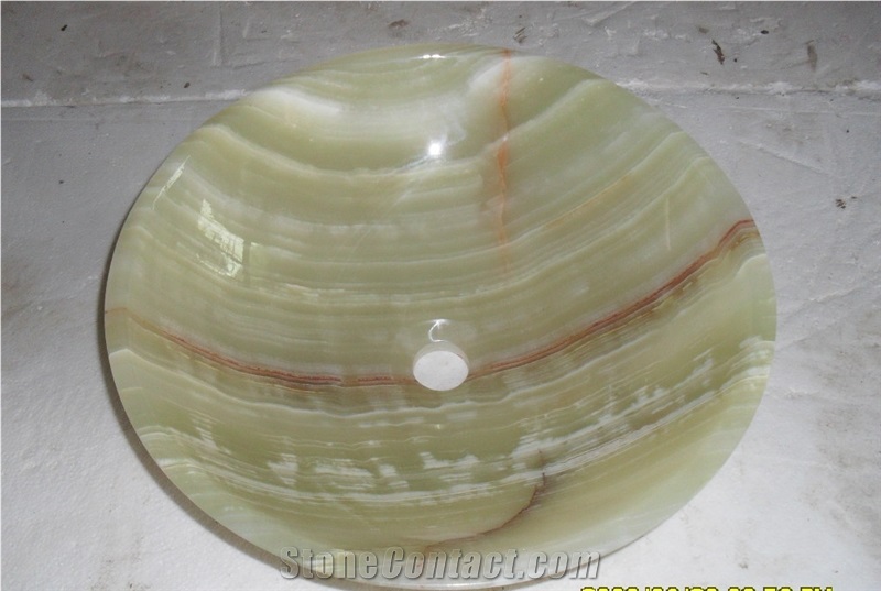 Chinese Good Quality Green Onyx Sinks & Basins