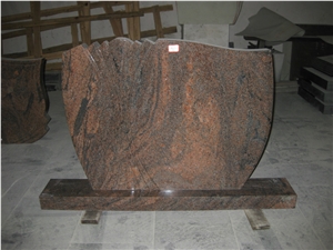 High Polished China Natural Granite Tombstones