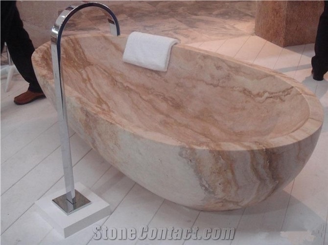 Luxury Multicolor Natural Stone Bathtubs
