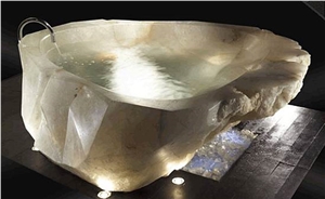 Luxury White Natural Stone Bathtubs
