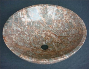 Multicolor Granite Round Basins and Sinks Bowls