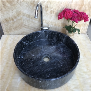 Polished Round Marble Sinks and Basins