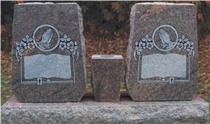 Special Shape China Granite Memorial Monuments