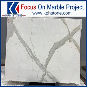 Calacatta Carrara White Marble Tile