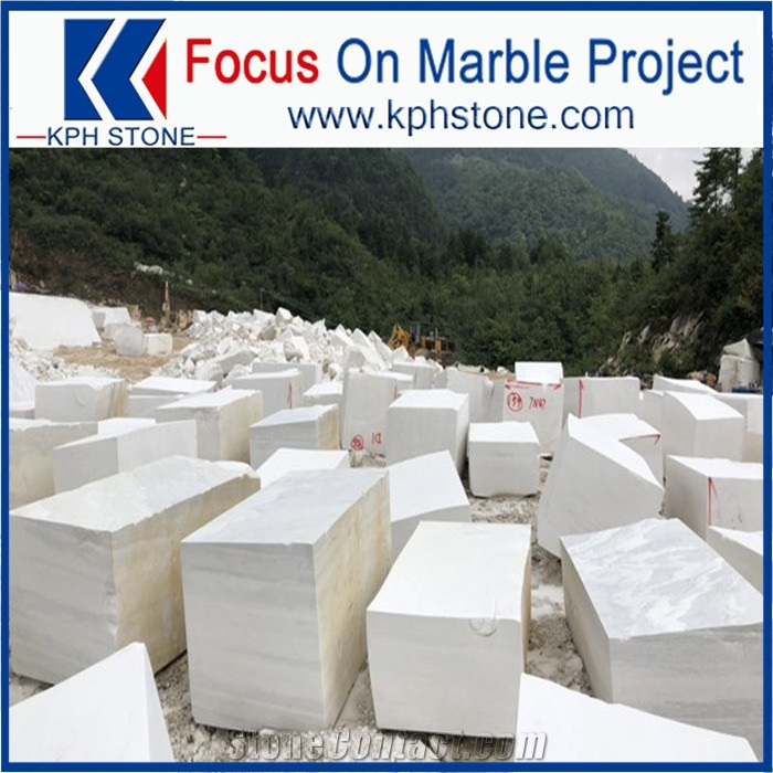 Lincoln White Marble Block
