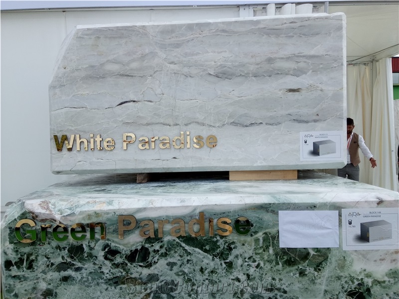 White Paradise Marble Blocks