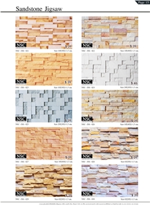 Yellow Sandstone Wall Tiles Cladding Stone Exterior Panel