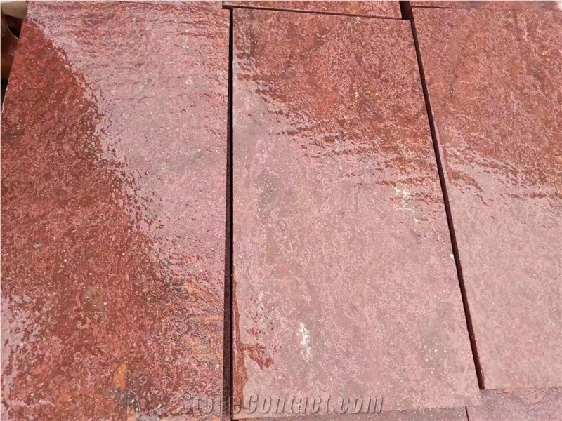 Red Porphyry Flooring Tiles,Wall Cladding
