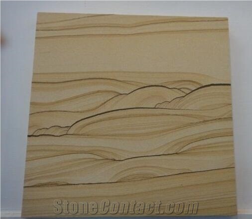 Yellow Sandstone Tile & Slabs, Flooring Tile