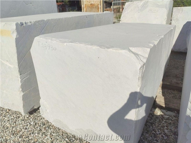 Bianco Carrara C/D Marble, White Carrara C/D Marble Blocks