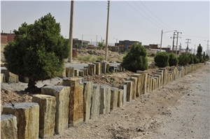 Iranian Brown Beige Basalt Blocks