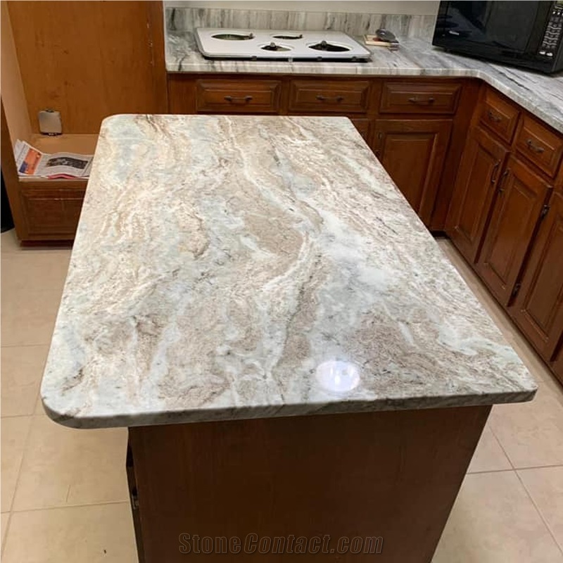Brown Granite Kitchen Cabinet Table Top Countertop