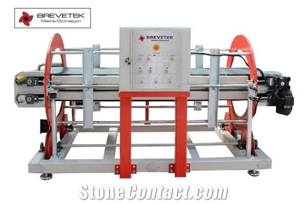 Strip Rotation Robot Stone Cutting Machine