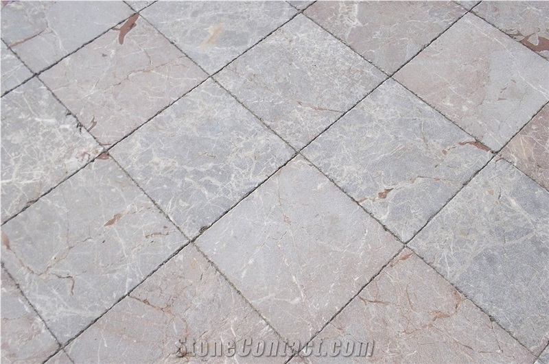 Grigio San Marco Marble Brushed,Chiseled Pavers