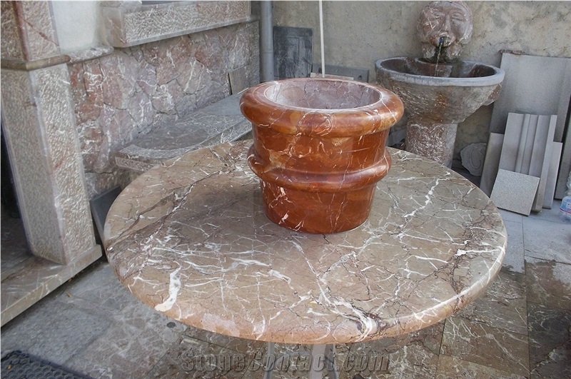 Grigio San Marco Marble Round Table Top