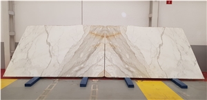 Calacatta Gold Marble Slabs Bookmatched
