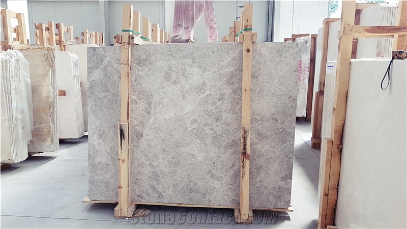 Tundra Grey Marble Tiles, Slabs