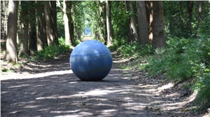 Garden Sphere,Garden Ball, Stonesphere, Azul Macaubas