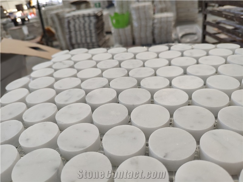 Penny Round Marble Mosaic