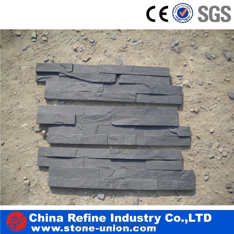Cheap Black Wall Cladding & Black Slate Tile