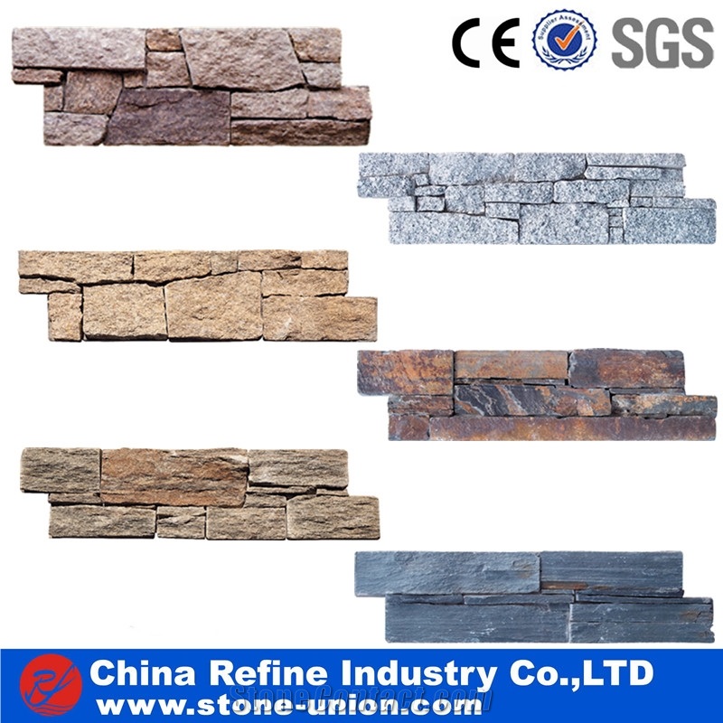 Factory Price Grey Cement Ledge Stone Veneers