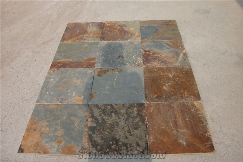 Wholesale Price Rusty Slate Flooring Tiles