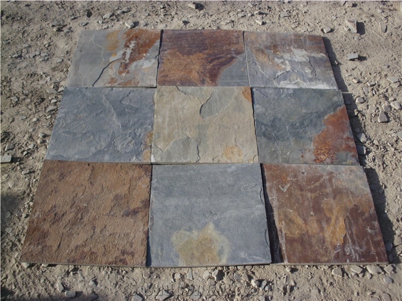 Wholesale Price Rusty Slate Flooring Tiles