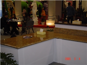 Red Granite Kitchen Countertops For Hotel