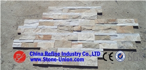 High Quality Mix Color Stacked Stone Wall Stone
