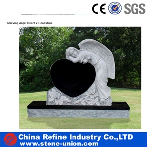 Hot Sale Hebei Black Angel Headstone Manufacturers