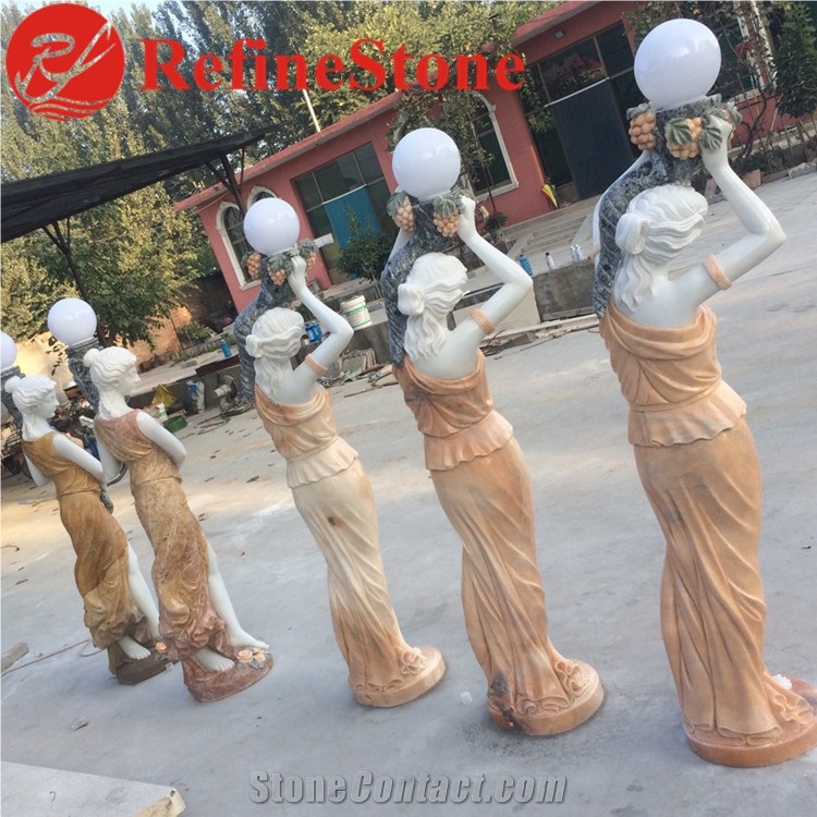 Western Style Marble Stone Woman Statue for Sale