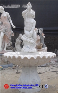 White Marble Fountain &Stone Garden Fountain