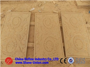 Wholesale Vein Yellow Sandstone Cut to Size