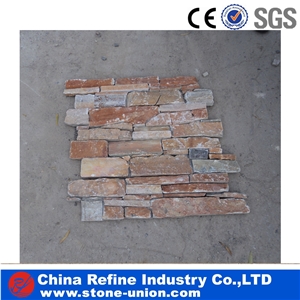 Yellow Culture Stone Wall Decoration Cladding